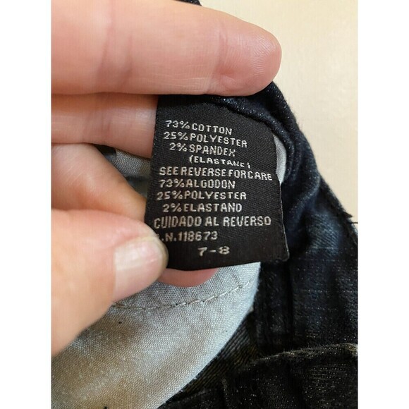 DANIELS 5 POCKET STRETCH JEANS - RHINESTONE RIVETS- 7/8 MSRP $56.00 RN:118673 - Picture 5 of 5